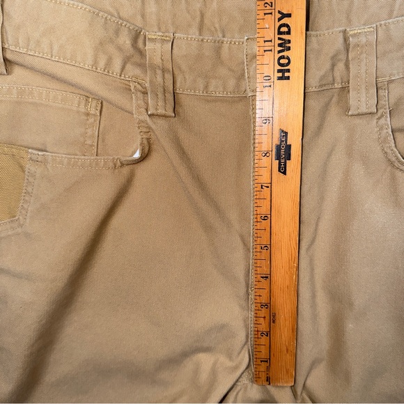 Milwaukee Tool Mens Heavy Duty Flex Work Pants 36 x 34 Khaki Tan Straight Leg - Picture 9 of 10